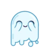 Spooky Halloween cute ghost 14