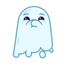 Spooky Halloween cute ghost 15