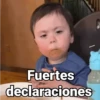 Fuertes declaraciones