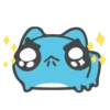 Blue Cat @stickersb2b 3