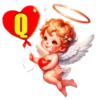 ALFABETO ANGELITO CON CORAZÓN 9