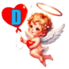 ALFABETO ANGELITO CON CORAZÓN 14