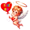 ALFABETO ANGELITO CON CORAZÓN 17