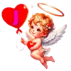 ALFABETO ANGELITO CON CORAZÓN 20