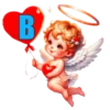 ALFABETO ANGELITO CON CORAZÓN 26