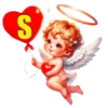 ALFABETO ANGELITO CON CORAZÓN 30