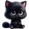 Gatito Negro💞1🇵🇪Clásica 5