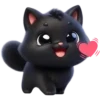 Gatito Negro💞1🇵🇪Clásica 11