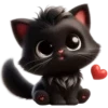 Gatito Negro💞1🇵🇪Clásica 12