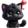 Gatito Negro💞1🇵🇪Clásica 17