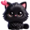 Gatito Negro💞1🇵🇪Clásica 20