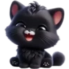 Gatito Negro💞1🇵🇪Clásica 23