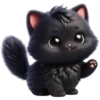 Gatito Negro💞1🇵🇪Clásica 25