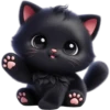 Gatito Negro💞1🇵🇪Clásica 30