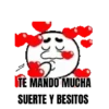 2 TE MANDO MUCHA SUERTE Y BESITOS]