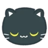 Black cat emoji 2 5