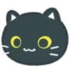 Black cat emoji 2 6