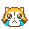 Raccoon pixel emoji 2 mov 7