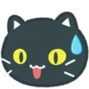 Black cat emoji 2 8