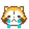 Raccoon pixel emoji 2 mov 8