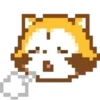 Raccoon pixel emoji 2 mov 9