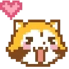 Raccoon pixel emoji 2 mov 11