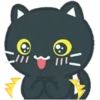 Black cat emoji 2 9
