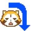 Raccoon pixel emoji 2 mov 12