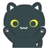 Black cat emoji 2 13