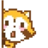 Raccoon pixel emoji 2 mov 15