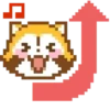 Raccoon pixel emoji 2 mov 16