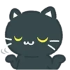 Black cat emoji 2 19