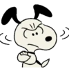 ♥️ Snoopy enojado 2😡 25