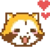 Raccoon pixel emoji 1 mov 18