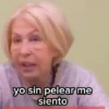 yo sin pelear me siento