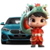 BMW MALAYSIA #GONGHEIFATTJOY STICKERS 5