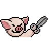 LIHKG Pig Animated (Pixel Art) 10