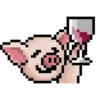 LIHKG Pig Animated (Pixel Art) 22