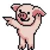 LIHKG Pig Animated (Pixel Art) 23