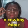 o cowboy falou:
