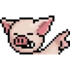 LIHKG Pig Animated (Pixel Art) 29