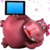 Hipopótamo Rosa🦛💞1🇵🇪Movi 20