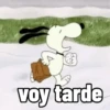 voy tarde