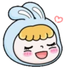 Rosie the hopping bunny 2🐰🩵 MOV 7