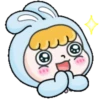 Rosie the hopping bunny 2🐰🩵 MOV 10
