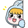 Rosie the hopping bunny 2🐰🩵 MOV 14