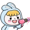 Rosie the hopping bunny🐰🩵 MOV 10