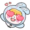 Rosie the hopping bunny🐰🩵 MOV 12