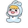 Rosie the hopping bunny 2🐰🩵 MOV 18