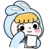 Rosie the hopping bunny🐰🩵 MOV 14